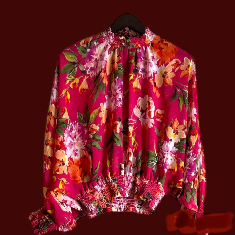 Women flower blouse